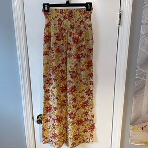 Billabong Boho Hippie Floral Loose Leg Pants